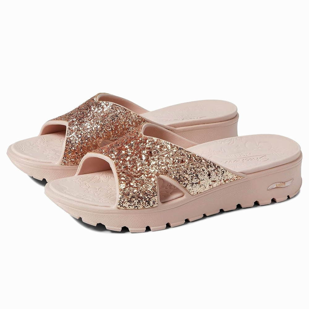 Skechers Foamies Womens Sandal Arch Fit Footsteps Dazzled Girl Sandal 10